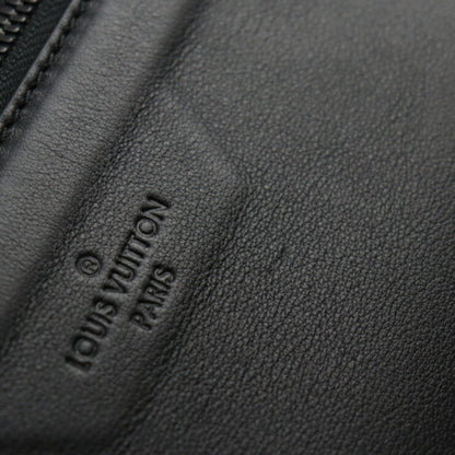 Louis Vuitton Louis Vuitton Pochette Cosmos Dark Infinity Second Bag M63268 Leather Black Clutch