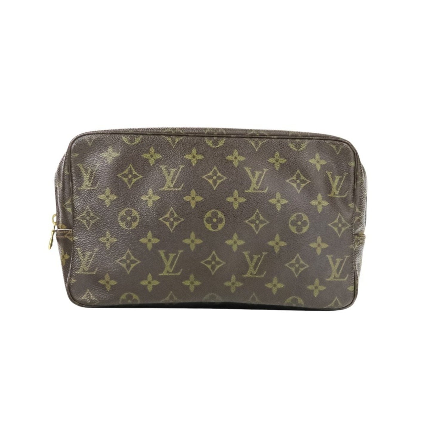 Louis Vuitton Louis Vuitton True Toilet 28 Monogram Second Bag Pouch M47522 Brown