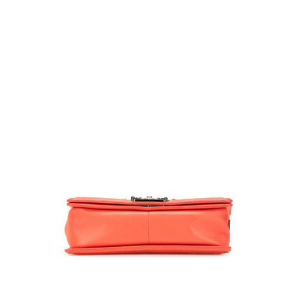 Chanel Coco Mark Boy 25 Shoulder Bag In Orange