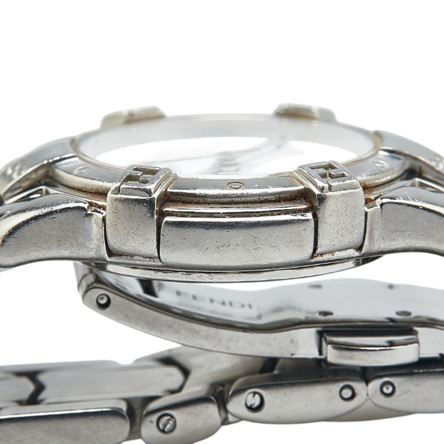 Fendi Horology Watch 3500L Quartz White Dial Stainless Steel