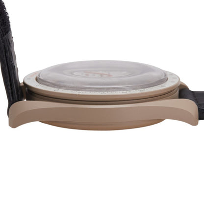 Omega X Swatch Speedmaster Moon Mission To Jupiter Watch So33C100 Quartz Movement Gray Dial Ceramic