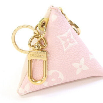 Louis Vuitton Monogram Empreinte Berlingo Bag Charm M00669 Pink/Beige Mini Pouch Triangle Keychain