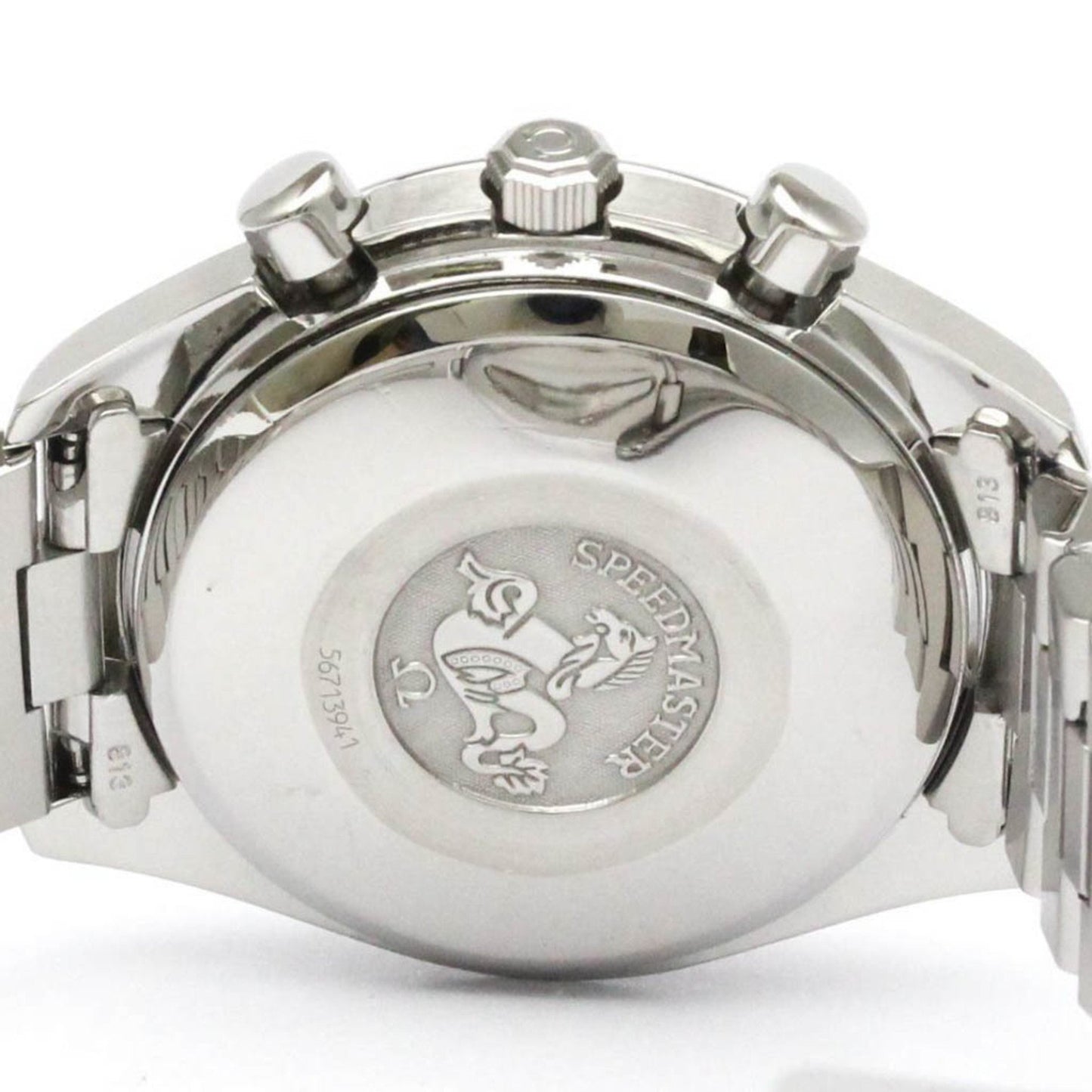 Omega Speedmaster Triple Date Steel Automatic Watch 3521.30 Polished