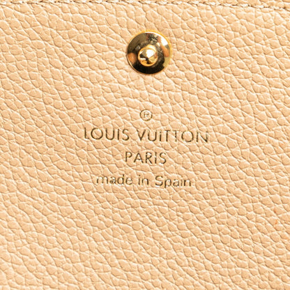 Louis Vuitton Monogram Empreinte Portefeuille Emily Long Wallet M62369 Noir Black Leather