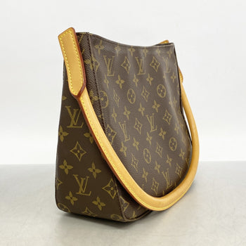 Louis Vuitton Monogram Looping Mm Shoulder Bag M51146 Brown
