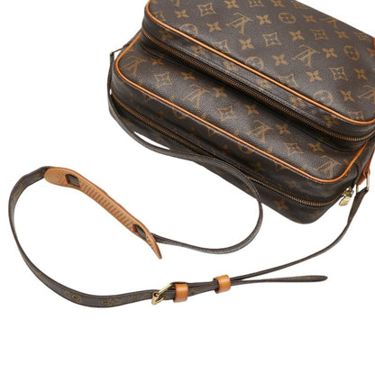 Louis Vuitton Monogram Nile Crossbody Shoulder Bag M45244 Brown Leather