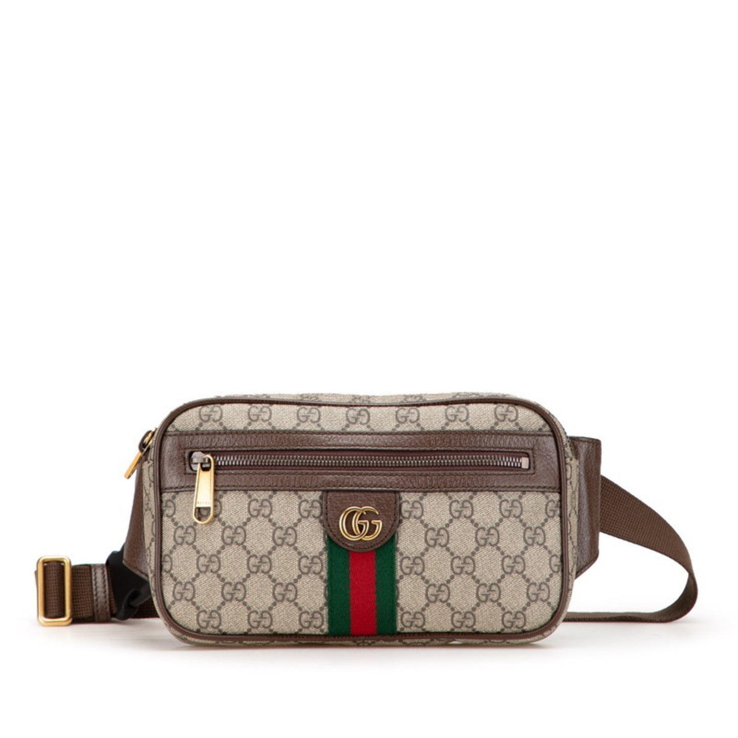 Gucci Gg Supreme Ophidia Belt Bag/Body Bag 574796 Beige/Brown Leather