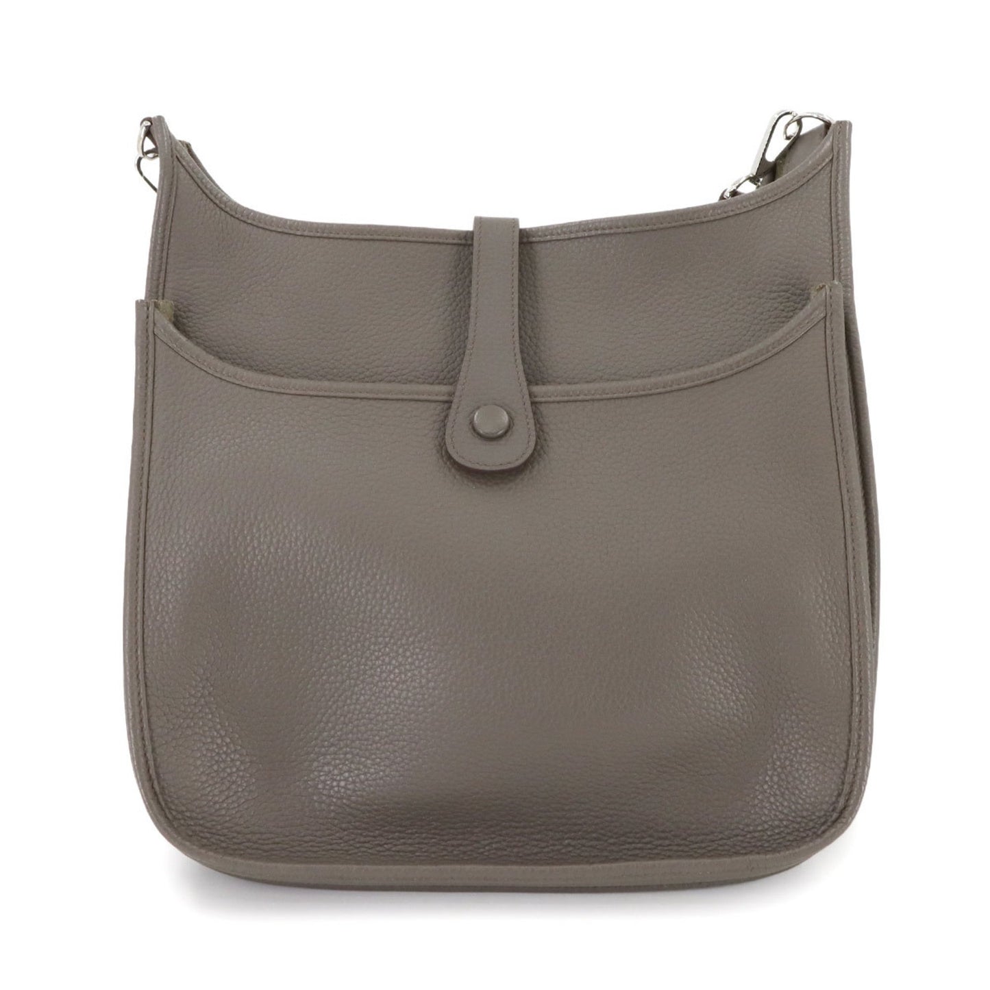 Hermes Herms Evelyne 3 Gm Shoulder Bag In Taurillon Clemence Etain