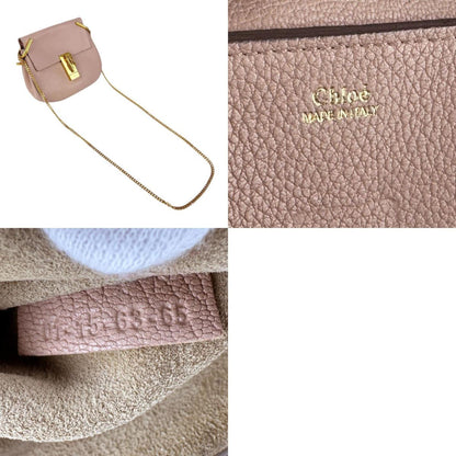 Chlo Chloe Drew Shoulder Bag In Leather And Metal