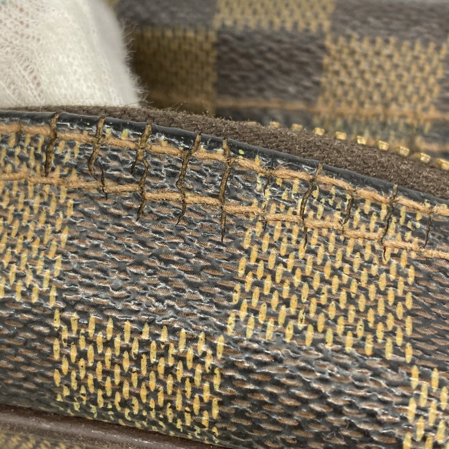 Louis Vuitton Damier Olaf Pm Shoulder Bag N41442 Ebene