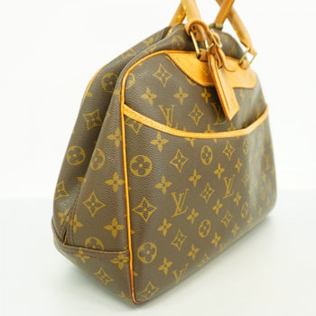 Louis Vuitton Monogram Deauville Handbag M47270 Brown