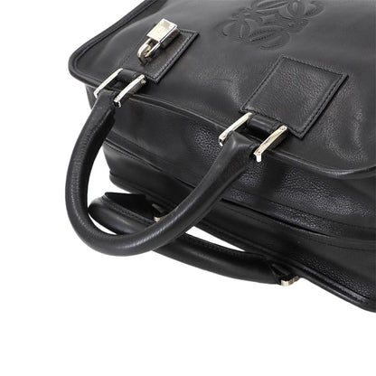 Loewe Amazona 28 Handbag In Black Leather