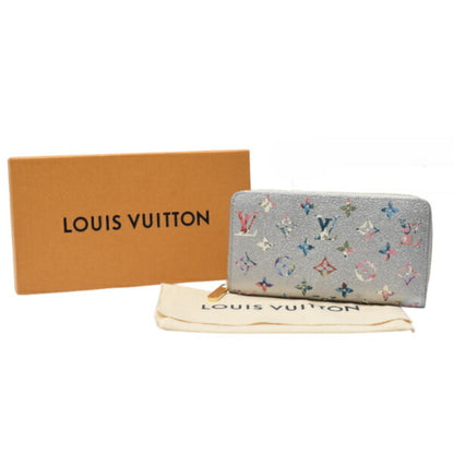 Louis Vuitton Zippy Wallet Monogram Floral Lv Garden Long Silver M81765