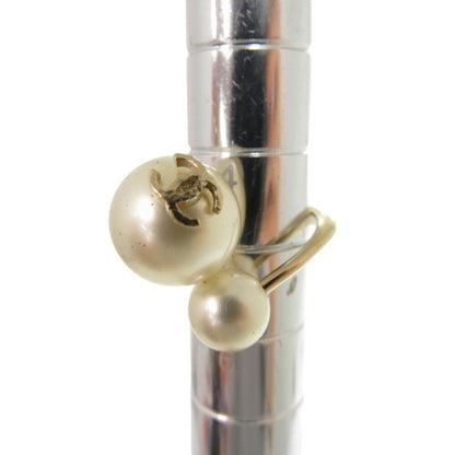 Chanel Coco Mark Fake Pearl Metal B16V Size 5 Gold Ring 0766Chanel
