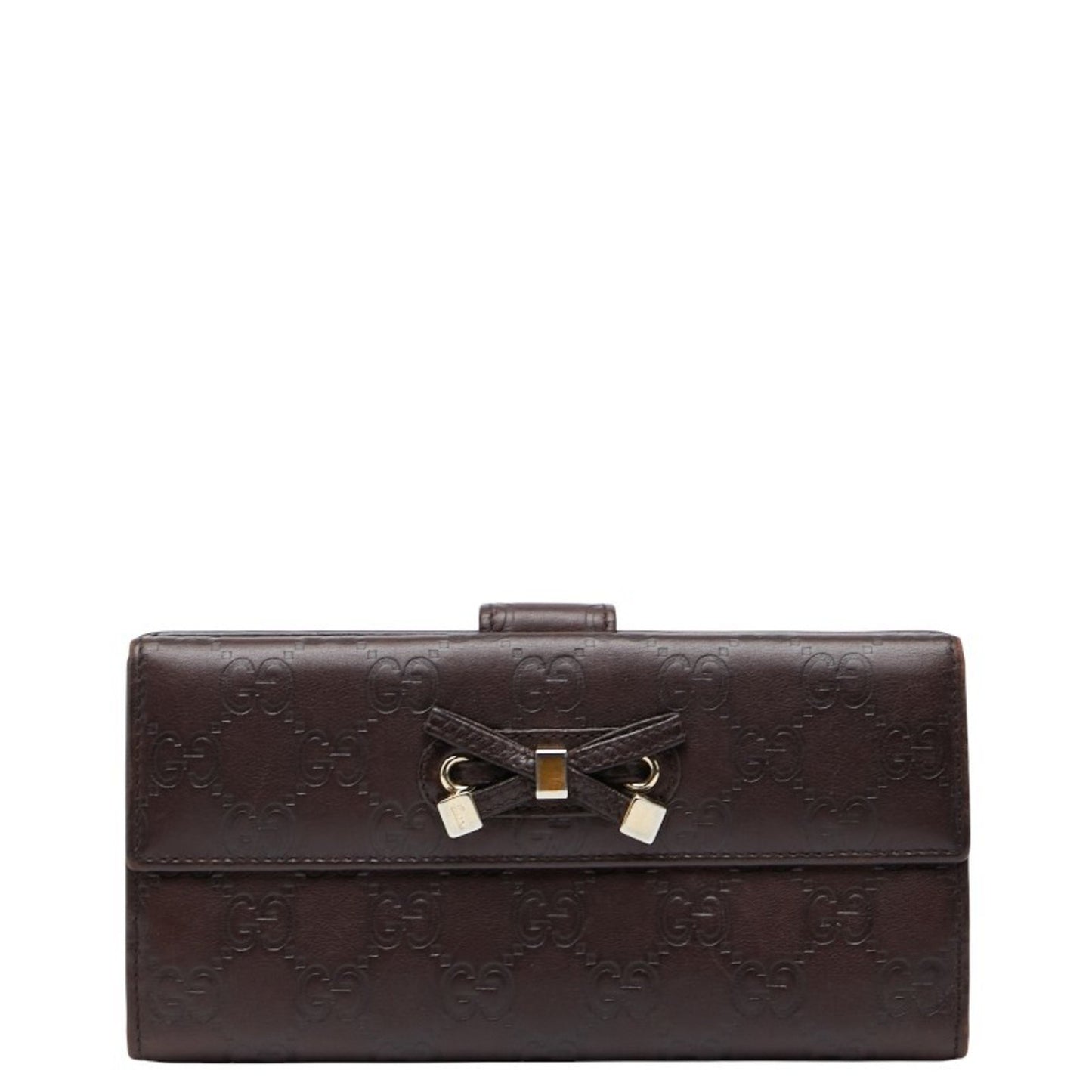 Gucci Guccissima Princess Long Wallet 167464 Brown Leather