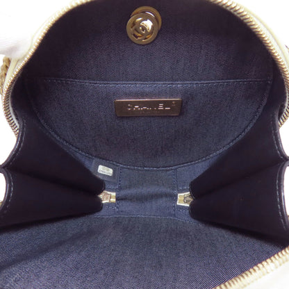 Chanel Coco Mark Gold Hardware 2-Way Handbag Calfskin