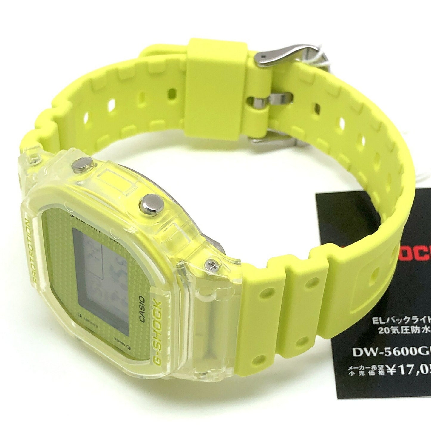 G-Shock Casio Dw-5600Gl-9 Lucky Drop Series Capsule Toy Watch With Skeleton Bezel