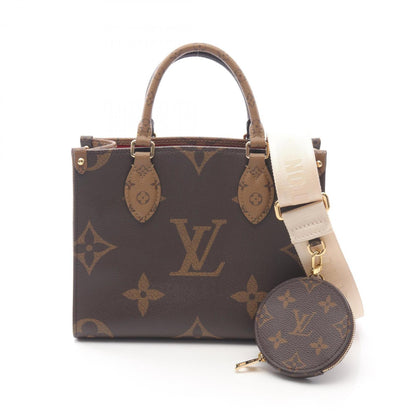 Louis Vuitton On The Go Pm Monogram Giant Reverse Handbag