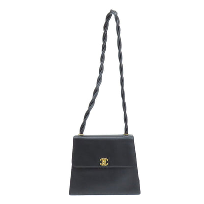 Chanel Coco Mark Shoulder Bag Caviar Skin