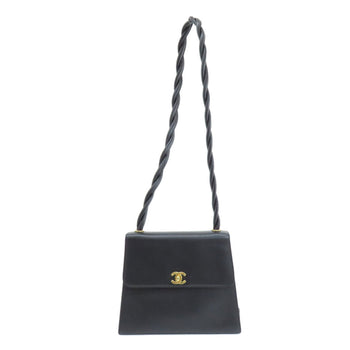 Chanel Coco Mark Shoulder Bag Caviar Skin
