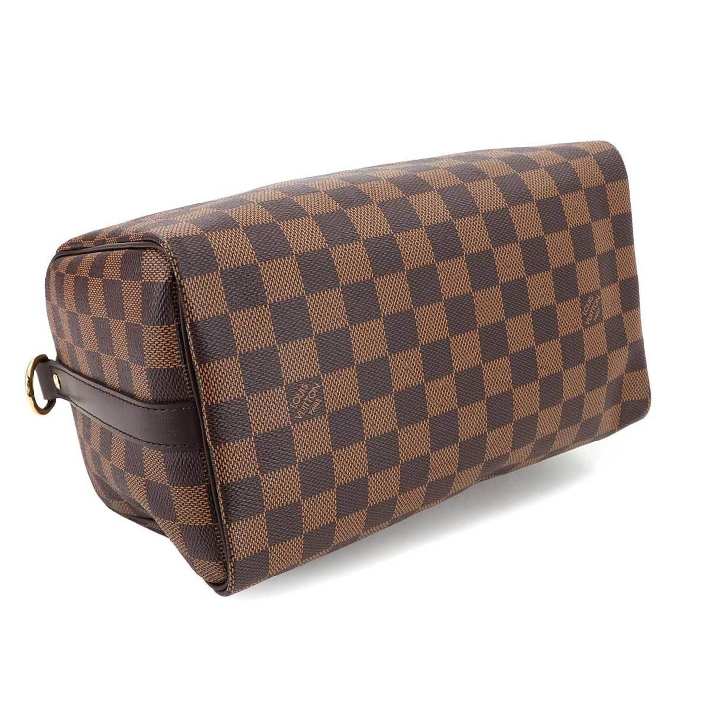 Louis Vuitton Damier Speedy Bandouliere 25 2-Way Ebene Handbag N41368 Rfid