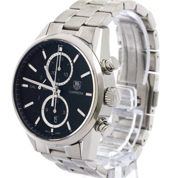 Tag Heuer Carrera Calibre 1887 Chronograph Steel Watch Car2110 Polished
