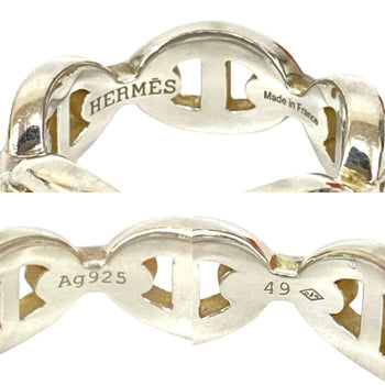 Hermes Enchaine Silver 925 Ring