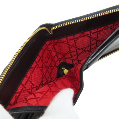 Christian Dior Cannage Bi-Fold Wallet Lambskin
