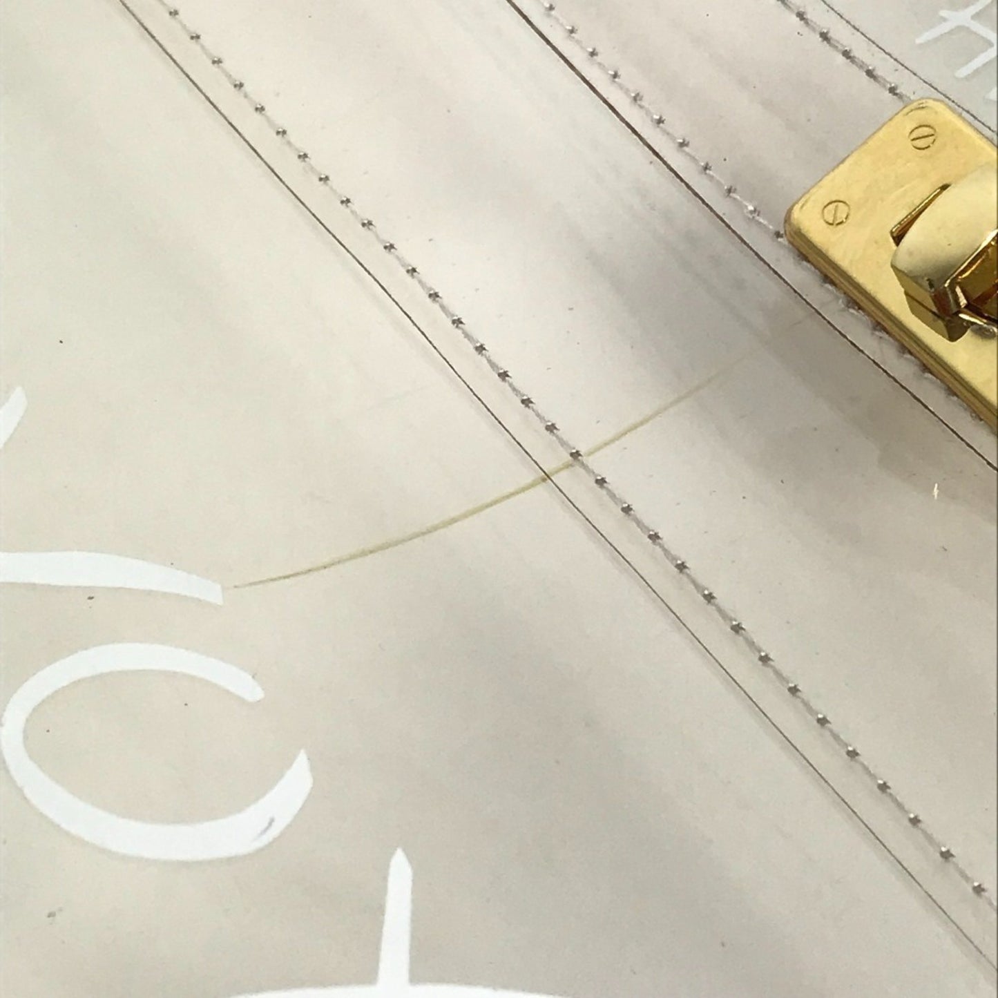 Hermes Vinyl Kelly Tote Bag