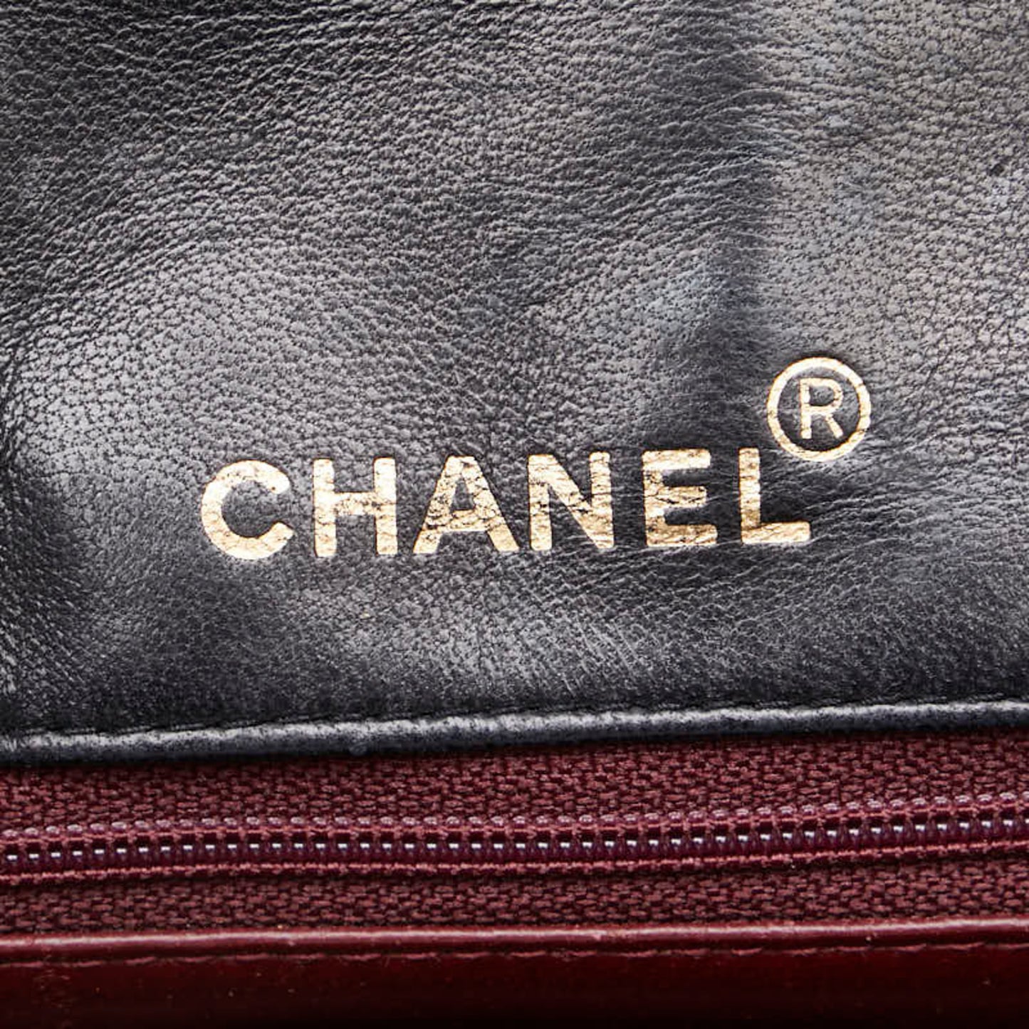 Chanel Matelasse Coco Mark Handbag In Black Lambskin