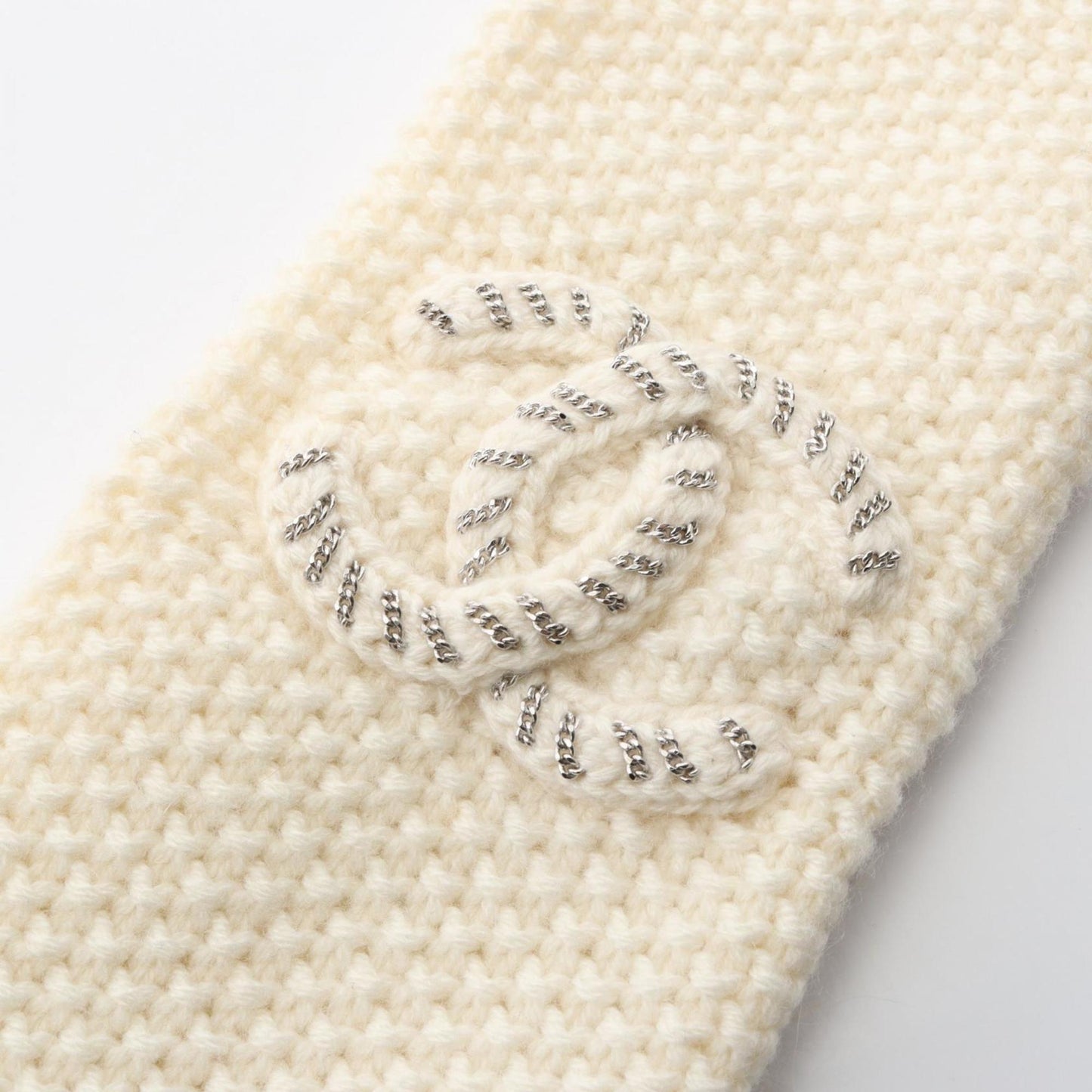 Chanel Coco Mark Cashmere Gloves For Women