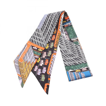 Hermes Herms Pantin City Twilly Silk Scarf