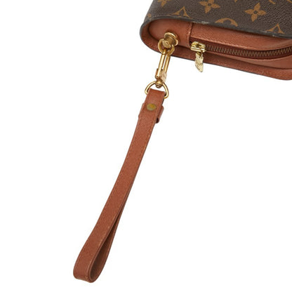 Louis Vuitton Monogram Orsay Clutch Bag/Second Bag M51790 Brown Leather