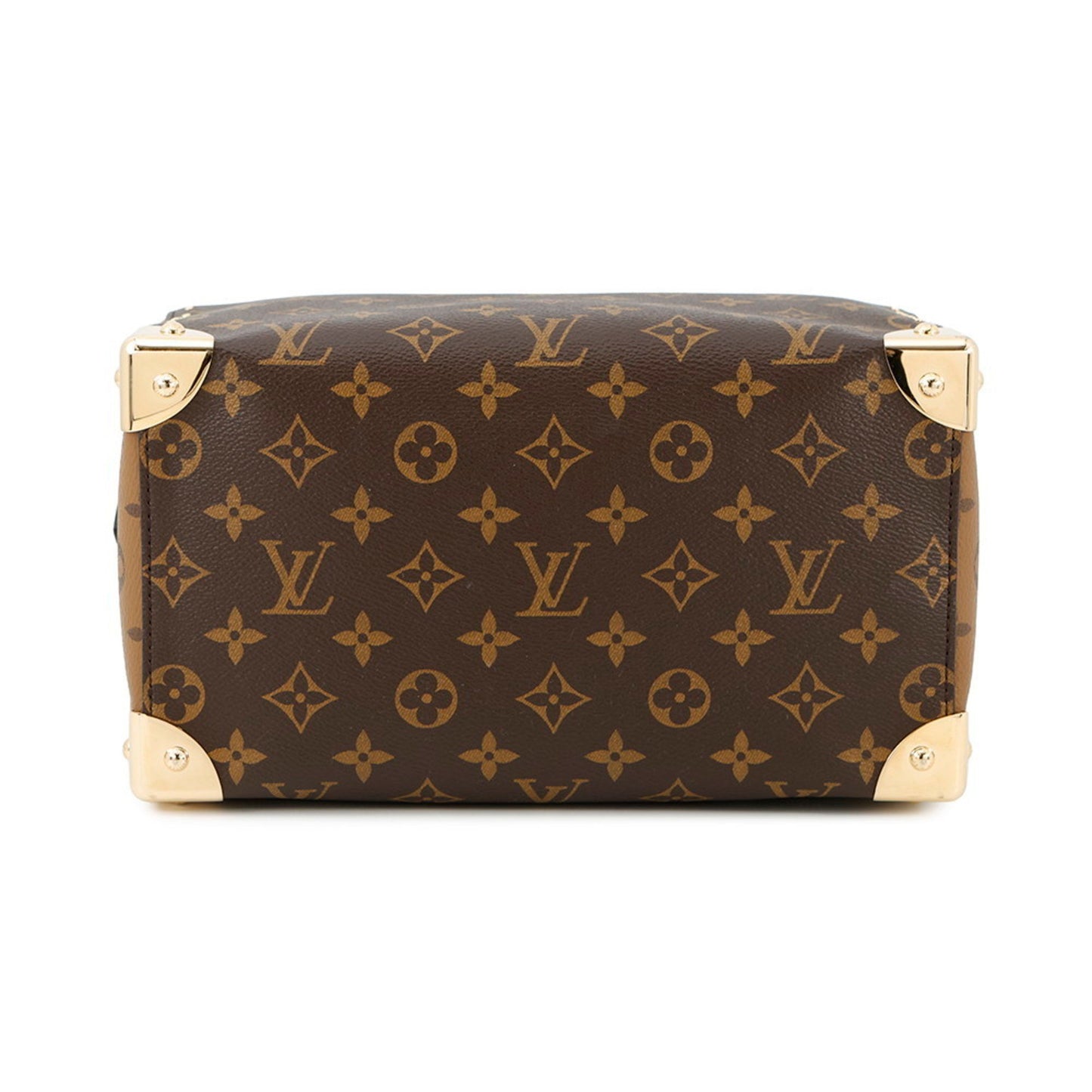 Louis Vuitton Monogram Reverse Speedy Trunk 25 M26181 2-Way Handbag