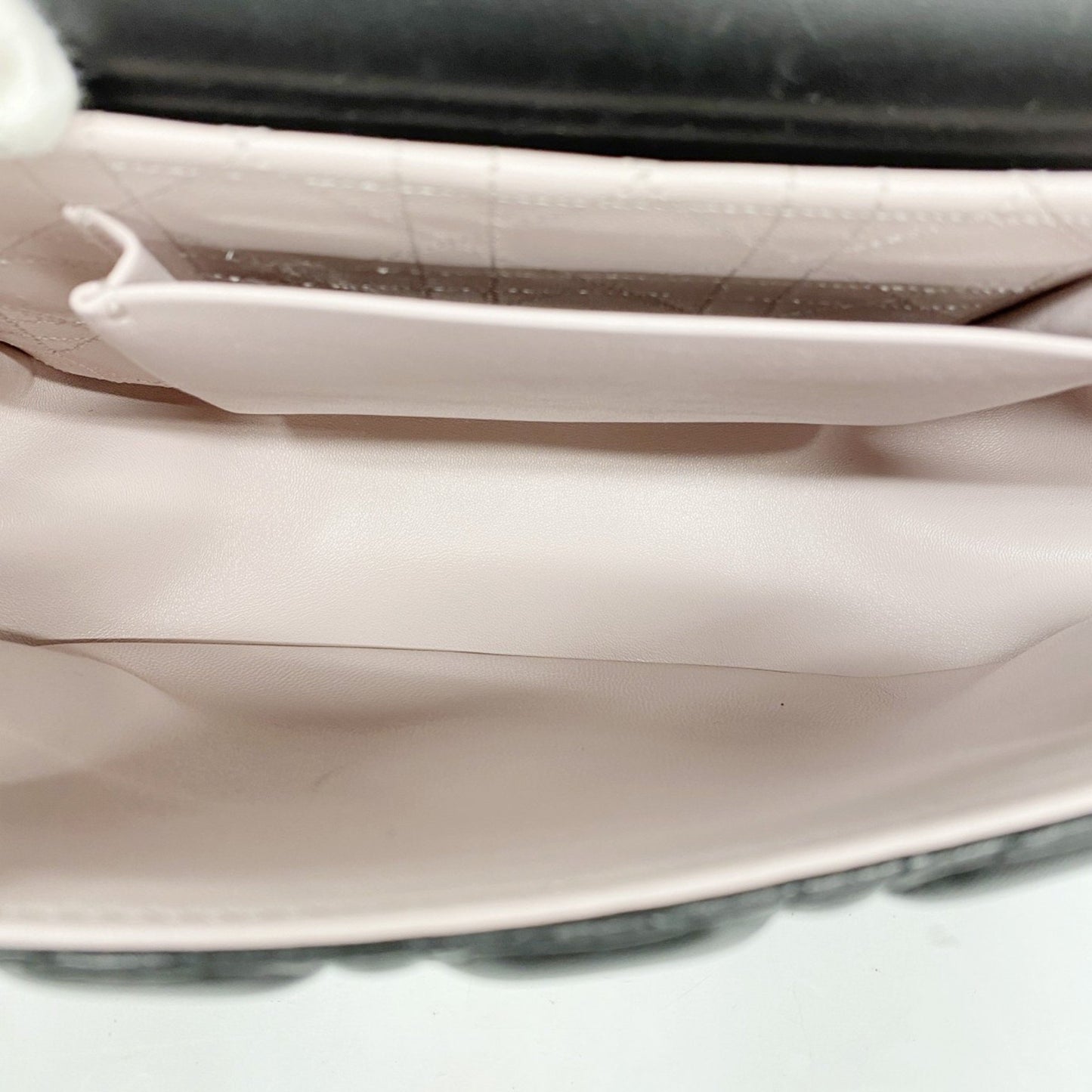 Christian Dior Cannage Miss Shoulder Bag In Black Leather