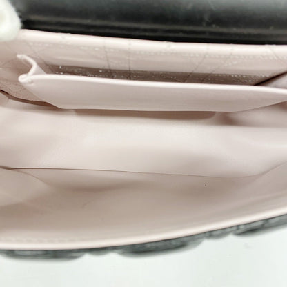 Christian Dior Cannage Miss Shoulder Bag In Black Leather