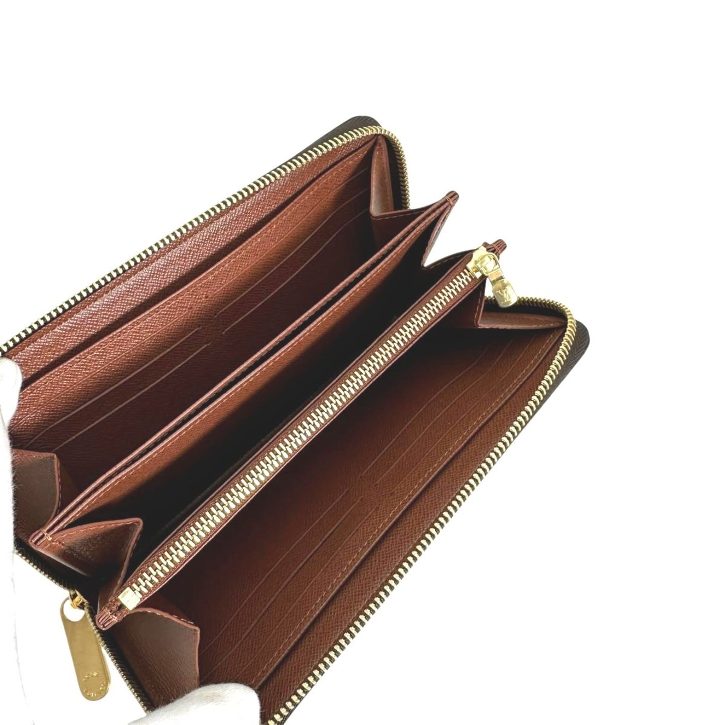 Louis Vuitton Louis Vuitton Long Wallet Round Zipper Monogram Zippy Canvas M42616 Brown