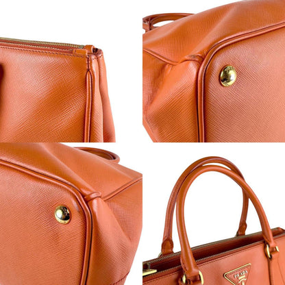 Prada Prada Handbag Shoulder Bag Leather Orange