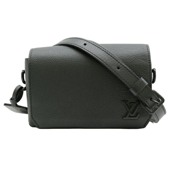 Louis Vuitton Louis Vuitton Fastline Wearable Wallet Lv Aerogram Shoulder Bag Cowhide Leather Black