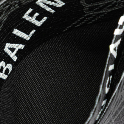Balenciaga Logo Card Case/Pass Case 594309 Black/White Pvc