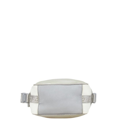 Chanel Sport Line Coco Mark Crossbody Shoulder Bag In White