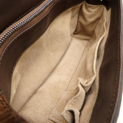 Salvatore Ferragamo Gancini Handbag In Embossed Leather