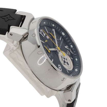 Louis Vuitton Q132G Tambour Lovely Cup Watch In Stainless Steel/Rubber
