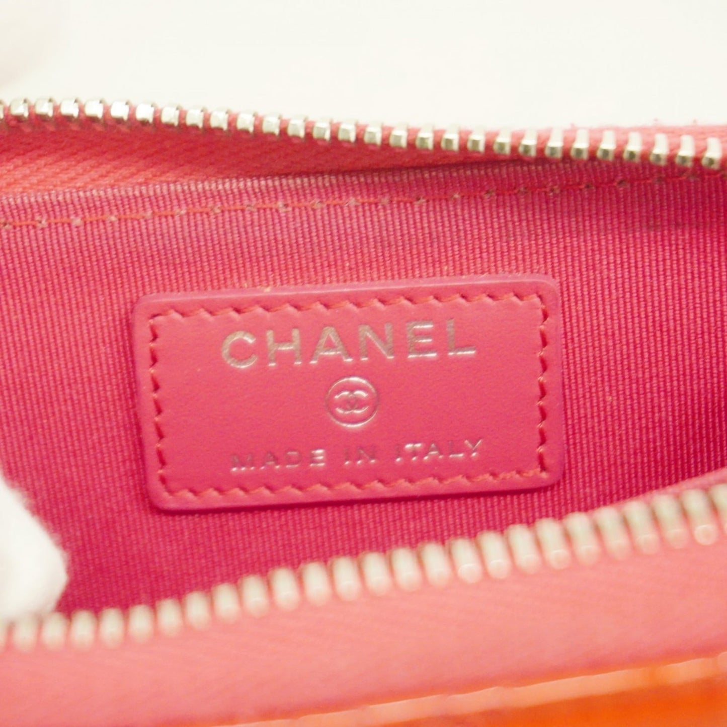 Leather Chanel Coin Purse/ Coin Case Patent