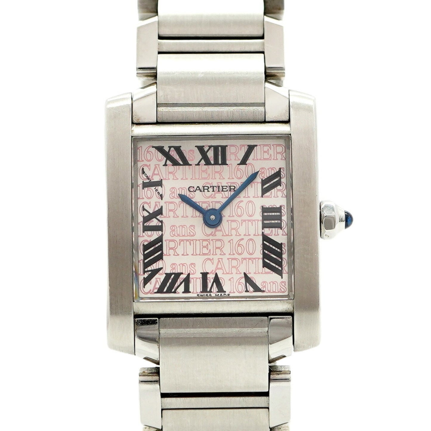 Cartier Tank Franaise Sm W51035Q3 Pink Dial