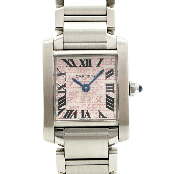 Cartier Tank Franaise Sm W51035Q3 Pink Dial
