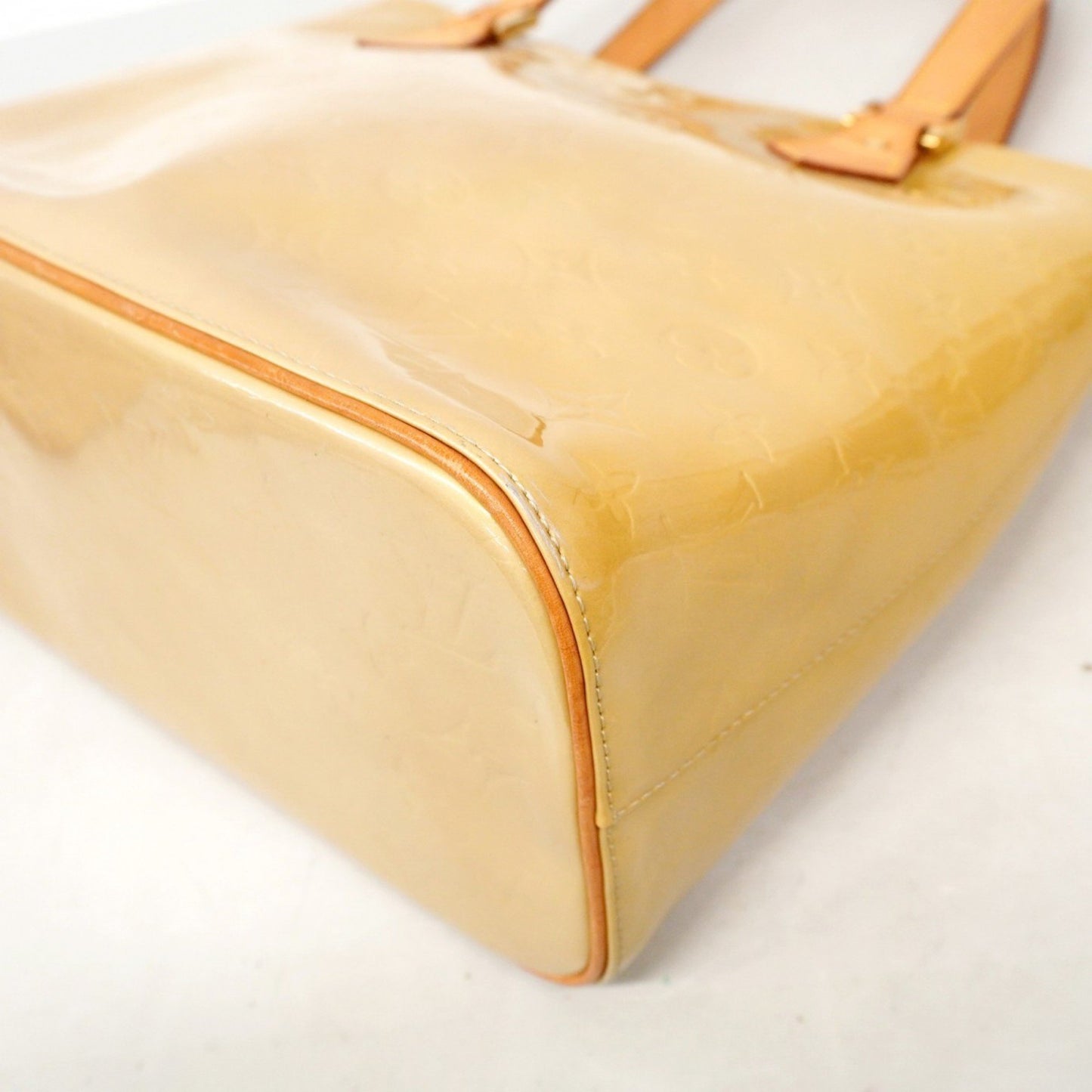 Louis Vuitton Vernis Houston Tote Bag M91004 Beige