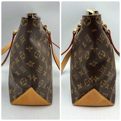 Louis Vuitton Cabas Piano Tote Bag M51148 Monogram Canvas Brown