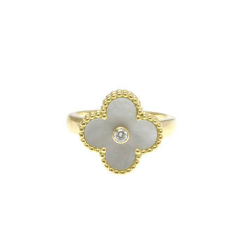 Van Cleef & Arpels Vintage Alhambra Yellow Gold (18K) Fashion Diamond