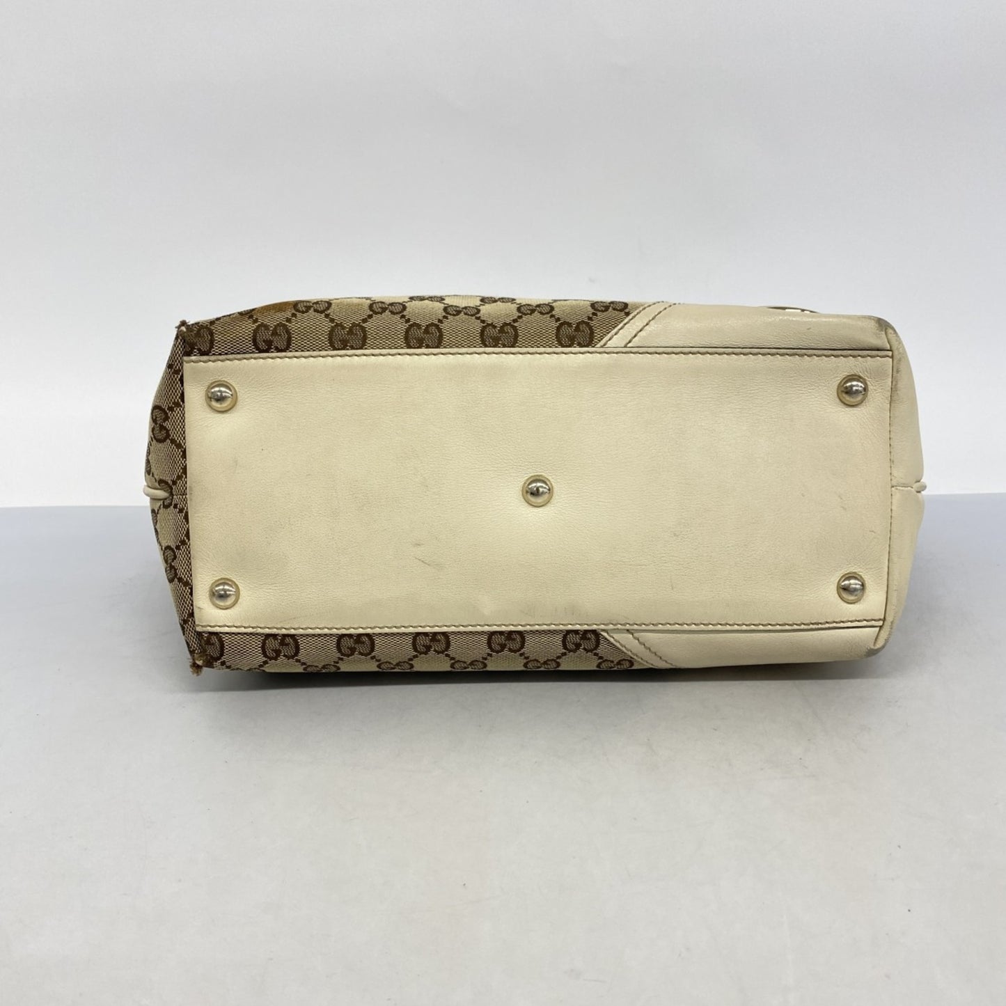 Gucci Gg Canvas Interlocking G Tote Bag 169946 Brown